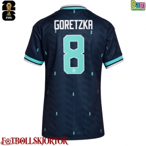 Tyskland Leon Goretzka #8 Bortatröja Dam VM 2026 Kortärmad